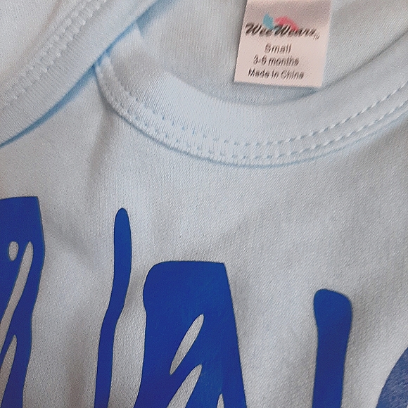 Uno Onesie 3-6mo first baby - Picture 2 of 2